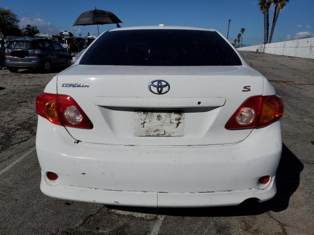 1NXBU40E29Z049881 - 2009 TOYOTA COROLLA BASE WHITE photo 6