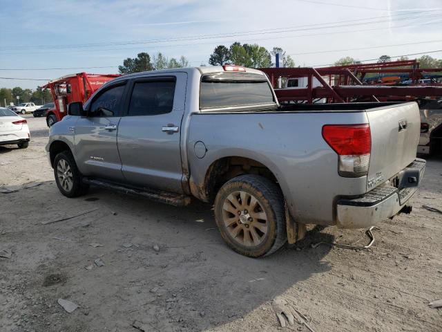 5TFFY5F10AX092221 - 2010 TOYOTA TUNDRA CREWMAX LIMITED SILVER photo 2