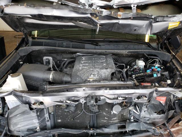5TFUM5F10HX071575 - 2017 TOYOTA TUNDRA DOUBLE CAB SR/SR5 GRAY photo 11