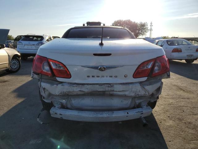 1C3LC45K88N209320 - 2008 CHRYSLER SEBRING WHITE photo 6