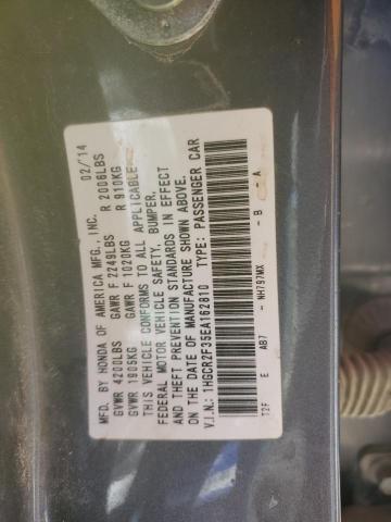 1HGCR2F35EA162810 - 2014 HONDA ACCORD LX SILVER photo 13