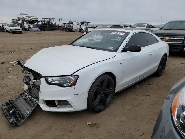 WAUVGAFRXDA000517 - 2013 AUDI S5 PRESTIGE WHITE photo 1