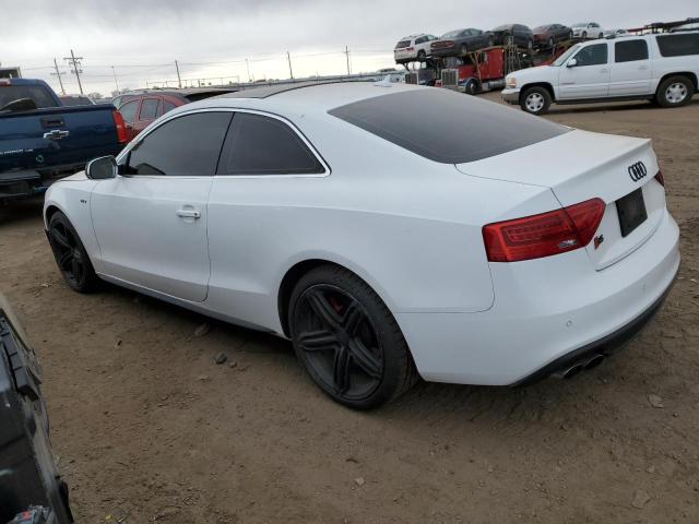 WAUVGAFRXDA000517 - 2013 AUDI S5 PRESTIGE WHITE photo 2