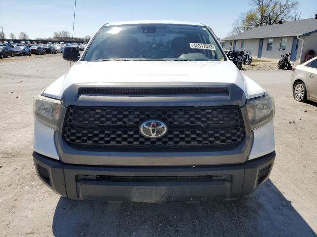 5TFUM5F12JX078016 - 2018 TOYOTA TUNDRA DOUBLE CAB SR/SR5 WHITE photo 5