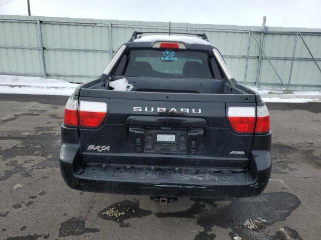 4S4BT63C965104129 - 2006 SUBARU BAJA TURBO BLACK photo 6