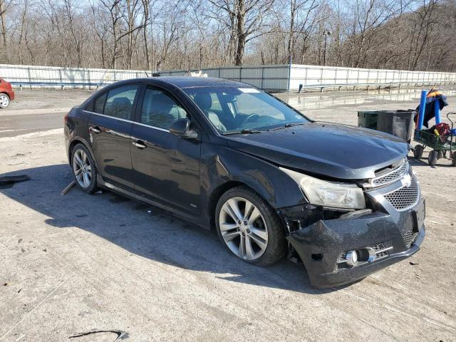 1G1PH5SC9C7261191 - 2012 CHEVROLET CRUZE LTZ BLACK photo 4