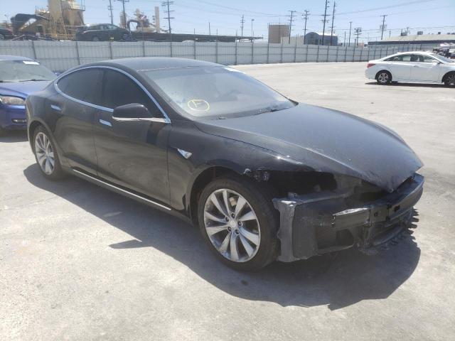 5YJSA1H1XEFP52905 - 2014 TESLA MODEL S Սև լուսանկար 1