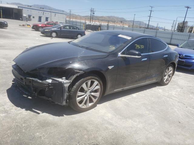 5YJSA1H1XEFP52905 - 2014 TESLA MODEL S Սև լուսանկար 2