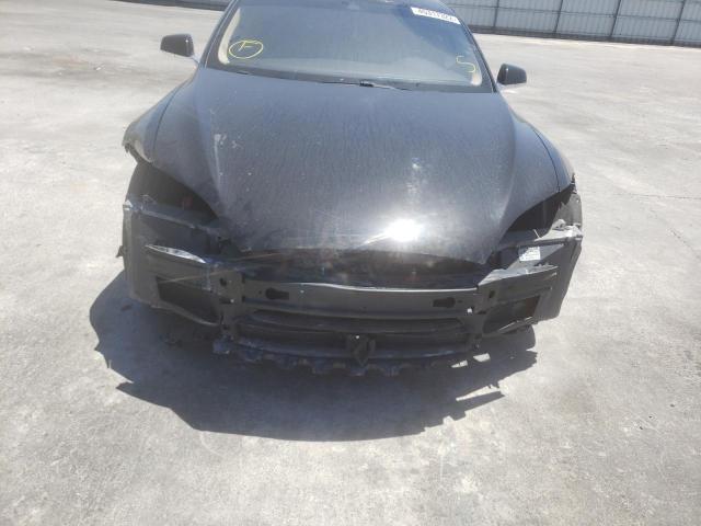 5YJSA1H1XEFP52905 - 2014 TESLA MODEL S Սև լուսանկար 9