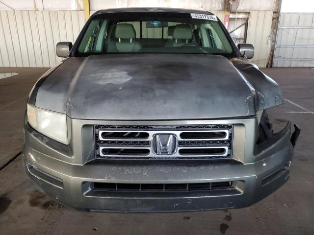 2HJYK16516H548112 - 2006 HONDA RIDGELINE RTL GREEN photo 5