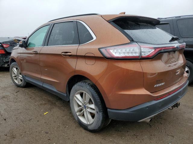 2FMPK4J97HBC03843 - 2017 FORD EDGE SEL ORANGE photo 2