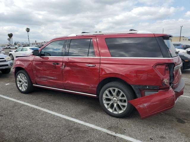 1FMJK1MT1KEA88874 - 2019 FORD EXPEDITION MAX PLATINUM RED photo 2