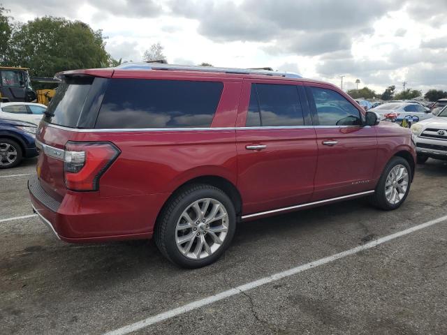 1FMJK1MT1KEA88874 - 2019 FORD EXPEDITION MAX PLATINUM RED photo 3