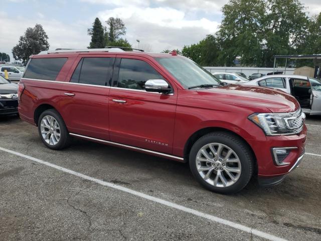 1FMJK1MT1KEA88874 - 2019 FORD EXPEDITION MAX PLATINUM RED photo 4