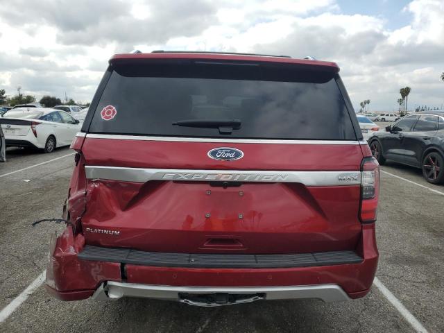 1FMJK1MT1KEA88874 - 2019 FORD EXPEDITION MAX PLATINUM RED photo 6