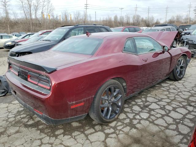 2C3CDZJG6MH655593 - 2021 DODGE CHALLENGER GT BURGUNDY photo 3