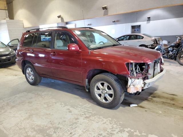 JTEHP21A370214150 - 2007 TOYOTA HIGHLANDER SPORT RED photo 4