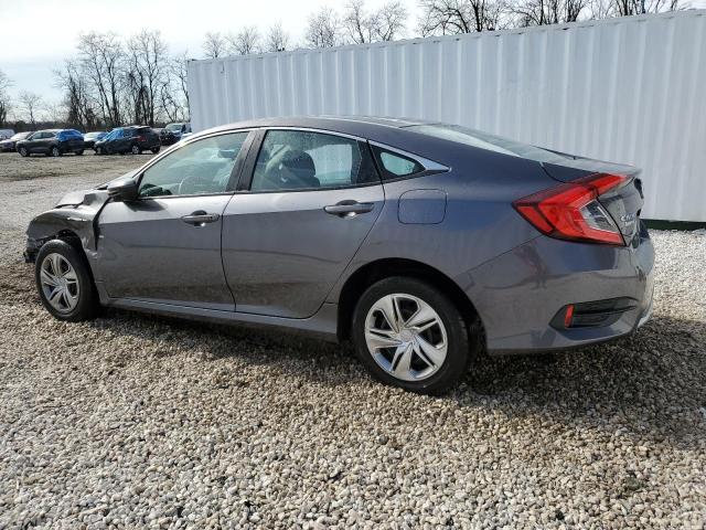 2HGFC2F67MH546970 - 2021 HONDA CIVIC LX GRAY photo 2