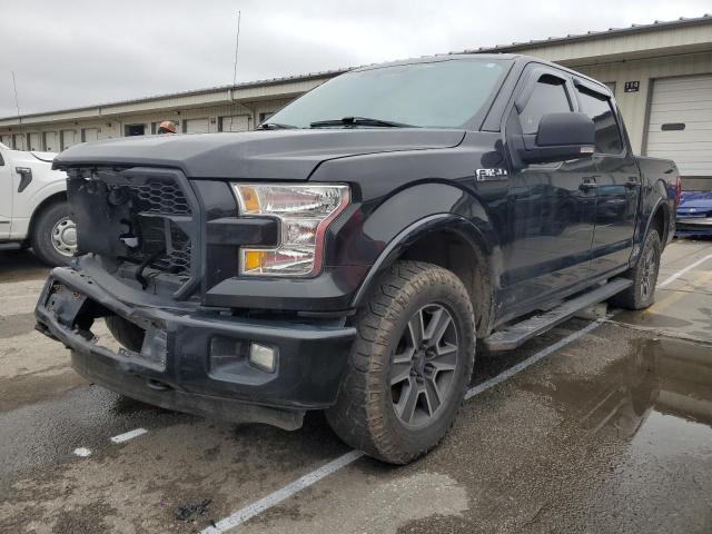 1FTEW1EF4FFA78231 - 2015 FORD F150 SUPERCREW BLACK photo 1