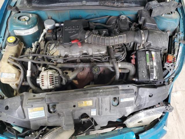 1G1JC5240W7285283 - 1998 CHEVROLET CAVALIER TEAL photo 11