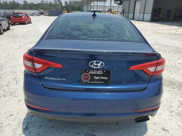 5NPE24AF6HH498827 - 2017 HYUNDAI SONATA SE BLUE photo 6