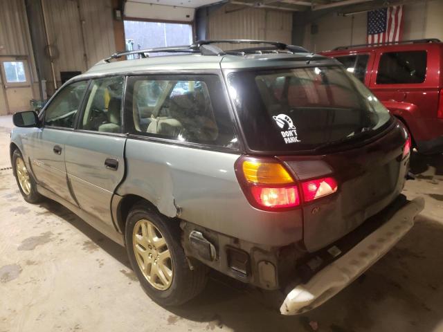 4S3BH675437646448 - 2003 SUBARU LEGACY OUTBACK AWP 绿色 照片 2
