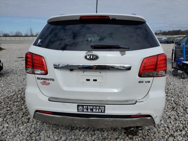 5XYKWDA22DG341592 - 2013 KIA SORENTO SX WHITE photo 6