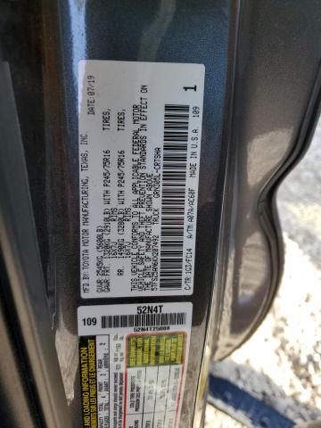 5TFSZ5AN6KX207492 - 2019 TOYOTA TACOMA ACCESS CAB ნაცრისფერი ფოტო 13