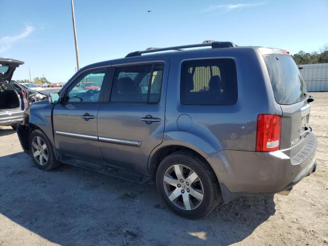 5FNYF3H99EB025512 - 2014 HONDA PILOT TOURING GRAY photo 2