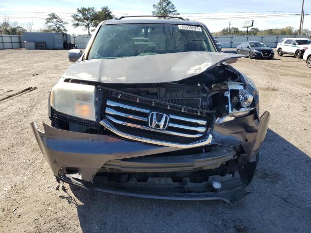 5FNYF3H99EB025512 - 2014 HONDA PILOT TOURING GRAY photo 5