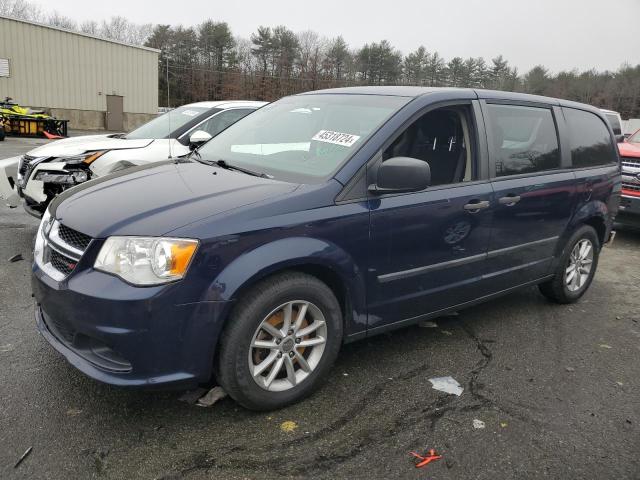 2C4RDGBG3FR599506 - 2015 DODGE GRAND CARA SE BLUE photo 1