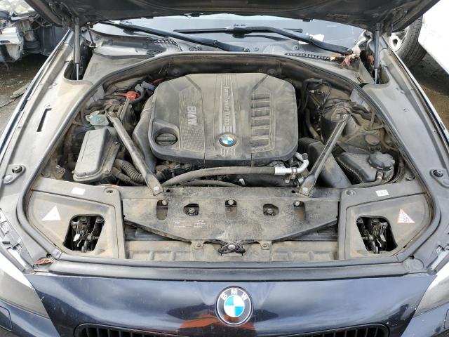WBAXA5C52ED001759 - 2014 BMW 535 D BLACK photo 11
