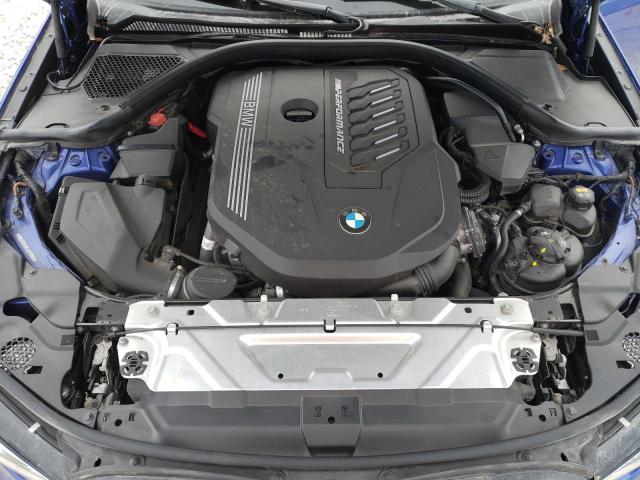 WBA5U7C0XLAF53963 - 2020 BMW M340I BLUE photo 11