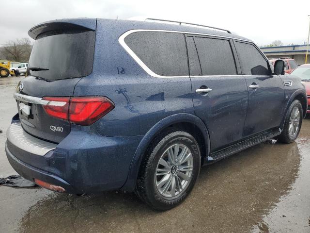 JN8AZ2NF1L9704456 - 2020 INFINITI QX80 LUXE BLUE photo 3