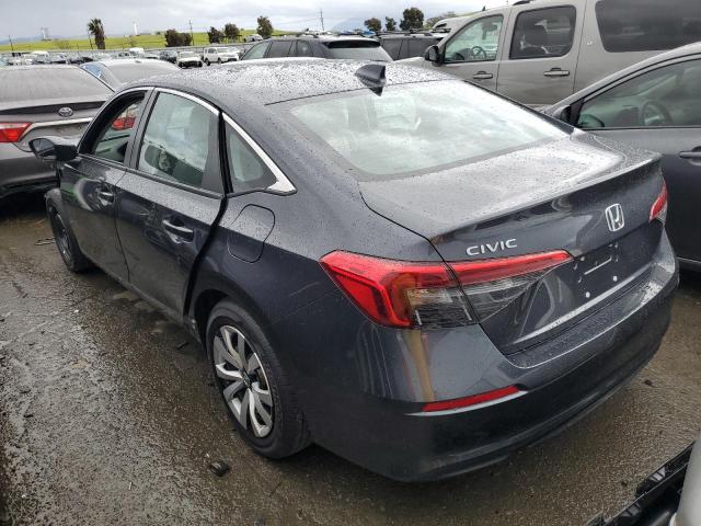 2HGFE2F27RH541430 - 2024 HONDA CIVIC LX GRAY photo 2