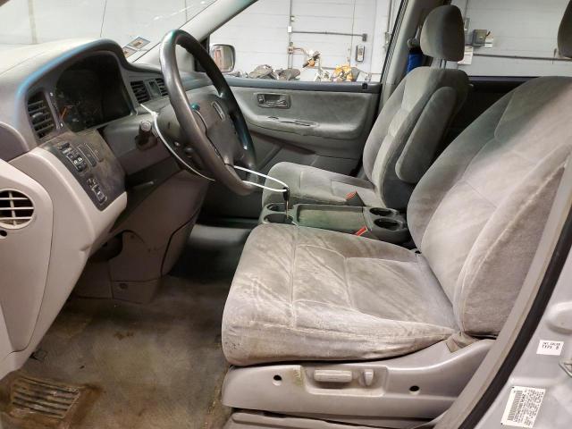 2HKRL18602H532271 - 2002 HONDA ODYSSEY EX SILVER photo 7