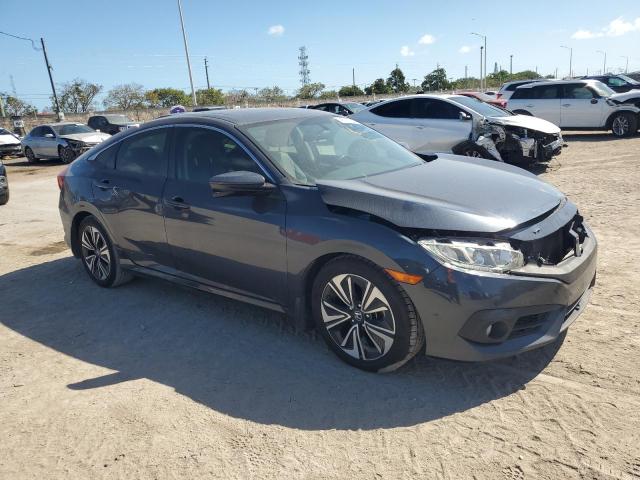 JHMFC1F34JX032191 - 2018 HONDA CIVIC EX GRAY photo 4