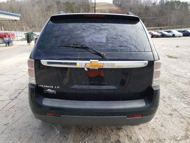 2CNDL23F276058628 - 2007 CHEVROLET EQUINOX LS BLACK photo 6