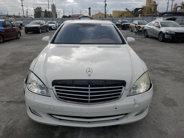 WDDNG71X59A260395 - 2009 MERCEDES-BENZ S 550 WHITE photo 5