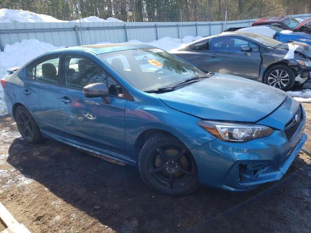 4S3GKAL62H3600267 - 2017 SUBARU IMPREZA SPORT BLUE photo 4