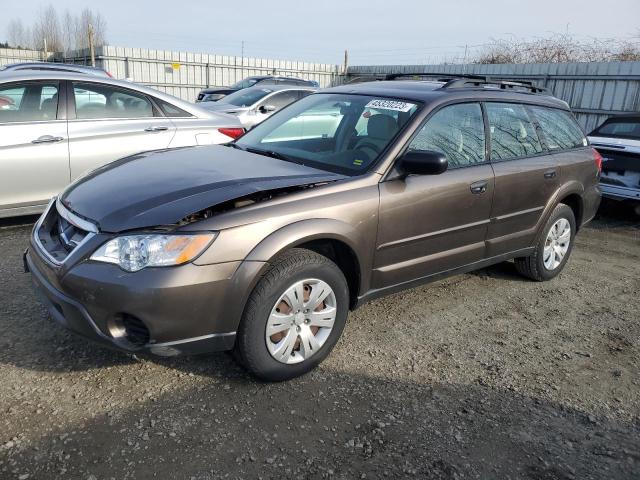 4S4BP60C996321719 - 2009 SUBARU OUTBACK BROWN photo 1