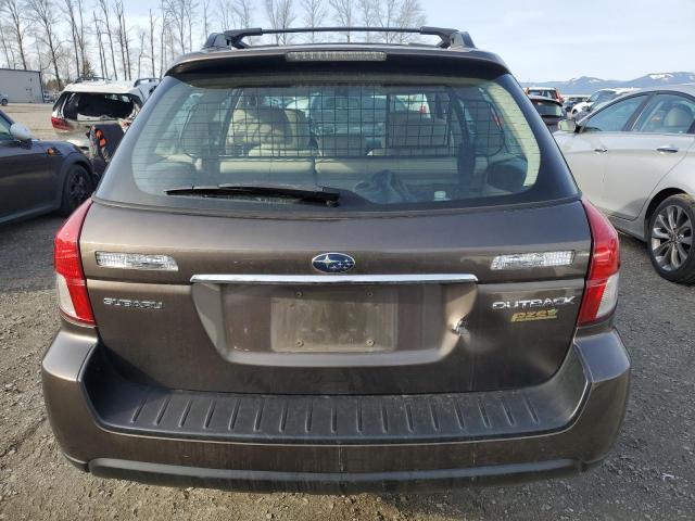 4S4BP60C996321719 - 2009 SUBARU OUTBACK BROWN photo 6