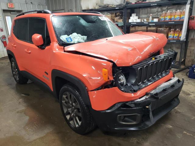 ZACCJABT9GPC70954 - 2016 JEEP RENEGADE LATITUDE ORANGE photo 4