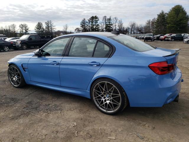 WBS8M9C52H5G83994 - 2017 BMW M3 BLUE photo 2