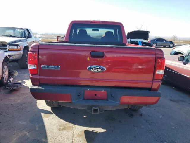 1FTZR15E17PA17527 - 2007 FORD RANGER SUPER CAB RED photo 6