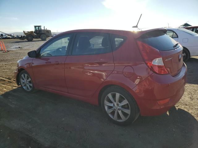 KMHCU5AE1CU031081 - 2012 HYUNDAI ACCENT GLS RED photo 2