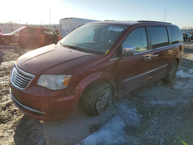 2C4RC1CGXDR588630 - 2013 CHRYSLER TOWN & COU TOURING L RED photo 1