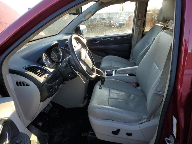 2C4RC1CGXDR588630 - 2013 CHRYSLER TOWN & COU TOURING L RED photo 7