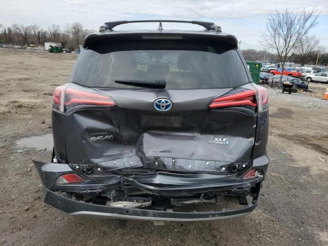 JTMRJREV5JD192958 - 2018 TOYOTA RAV4 HV LE GRAY photo 6