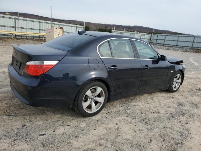 WBANE53517CK92288 - 2007 BMW 525 I BLUE photo 3